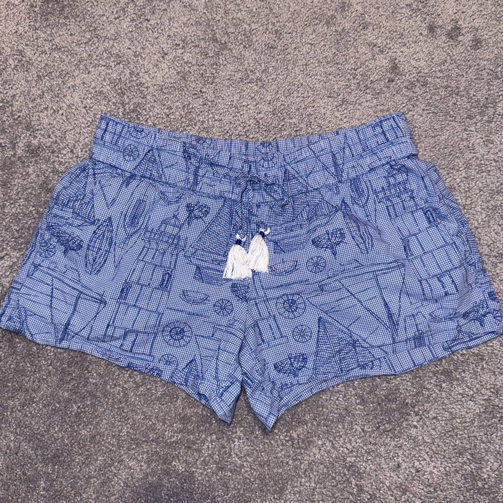 Vineyard Vines Blue Nautical Print Shorts